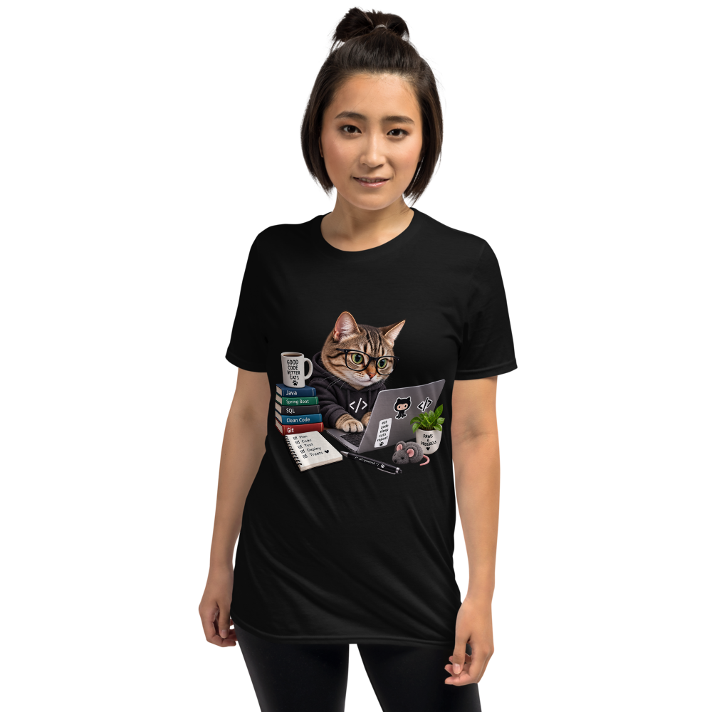 Engineer Cat · Unisex / Black / S