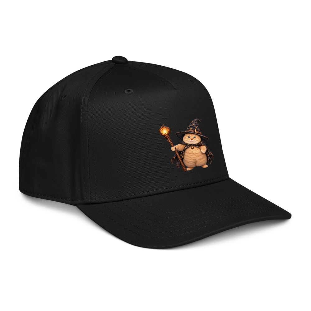 Witch Cat Cap · Black / One size