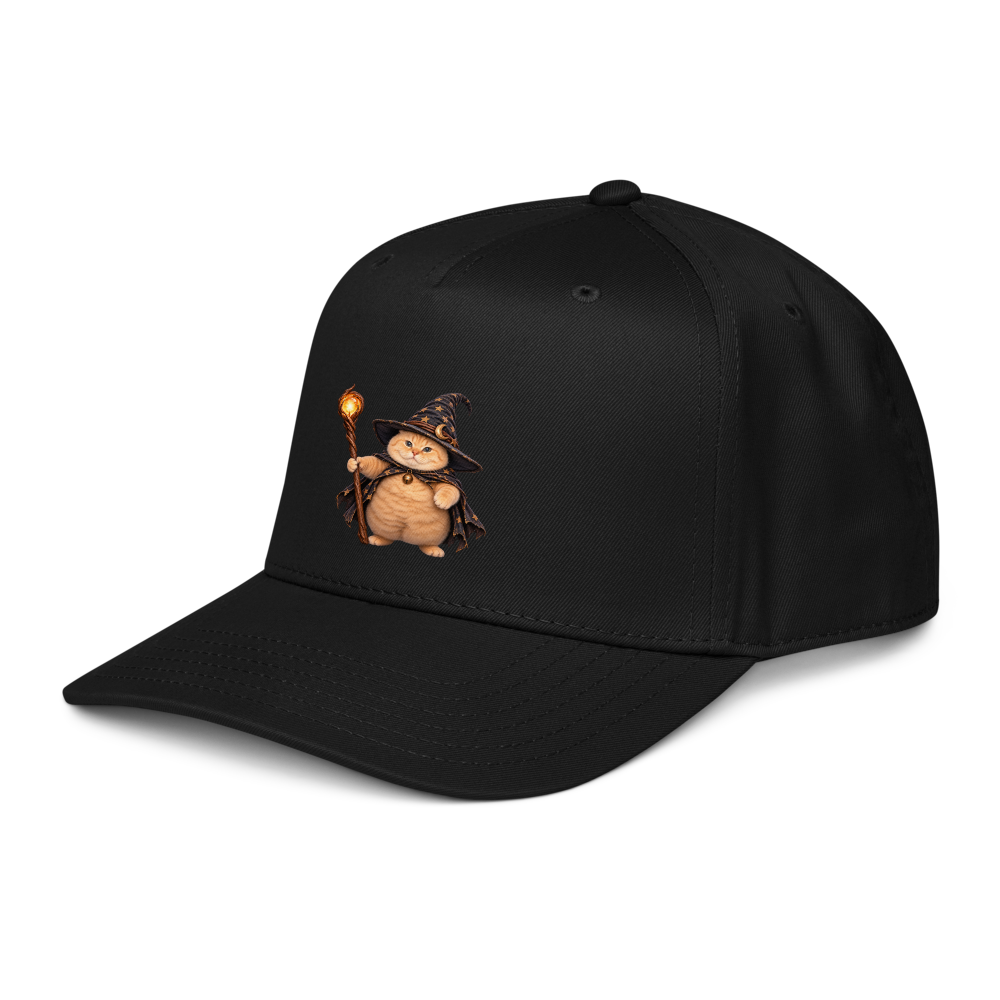 Witch Cat Cap · Black / One size