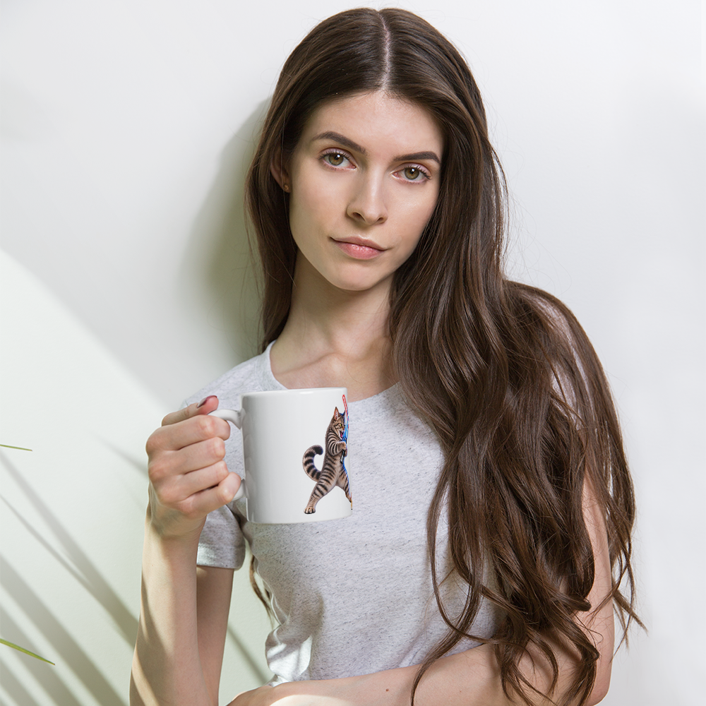 Cat Wars Mug · White / 11 oz