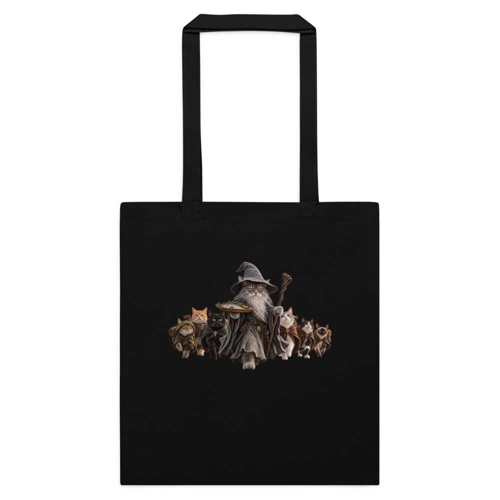 Lord of the cats tote bag · Black / One size