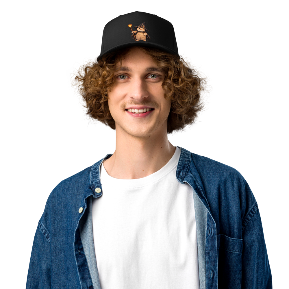 Witch Cat Cap · Black / One size