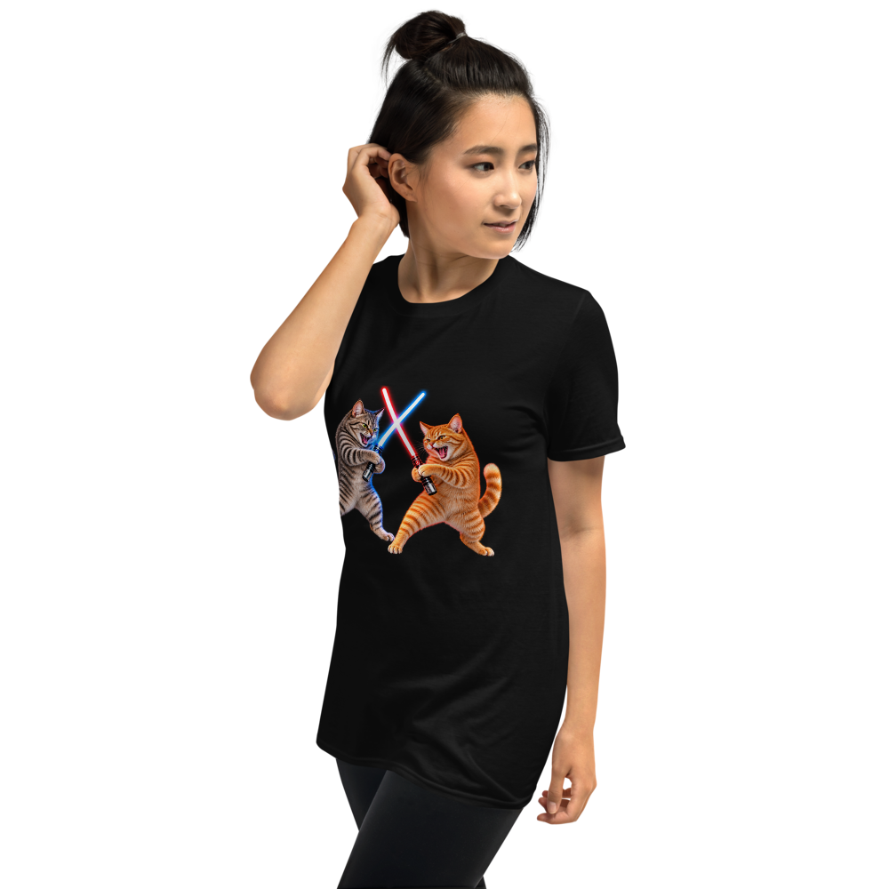 Cat Wars Short-Sleeve Unisex T-Shirt · Unisex / Black / S