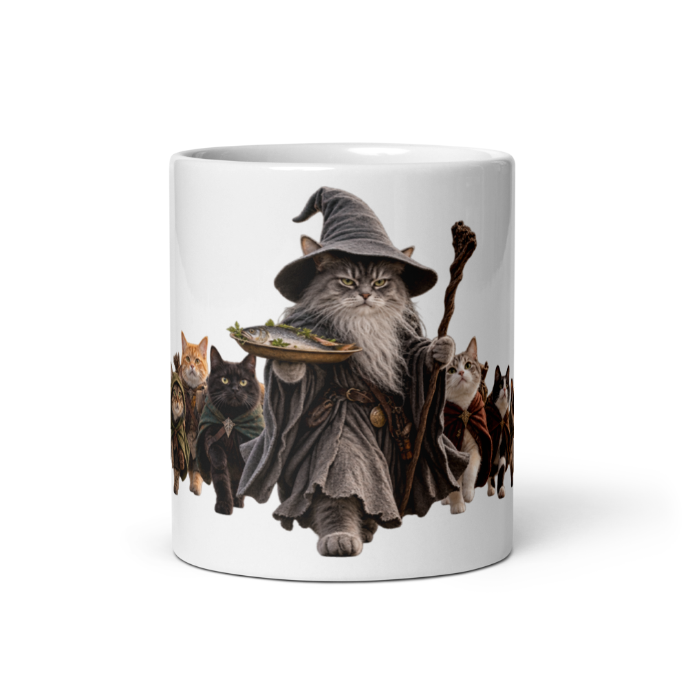 Lord of the cats mug · White / 11 oz