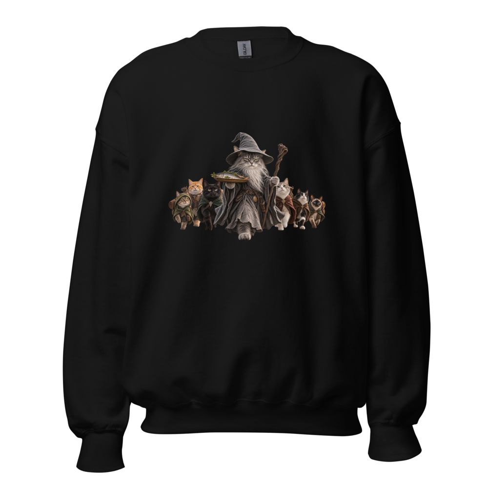 Lord of the cats Sweatshirt · Unisex / Black / S